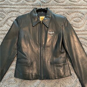 Authentic Hard Rock Cafe London Leather Jacket - Size XS